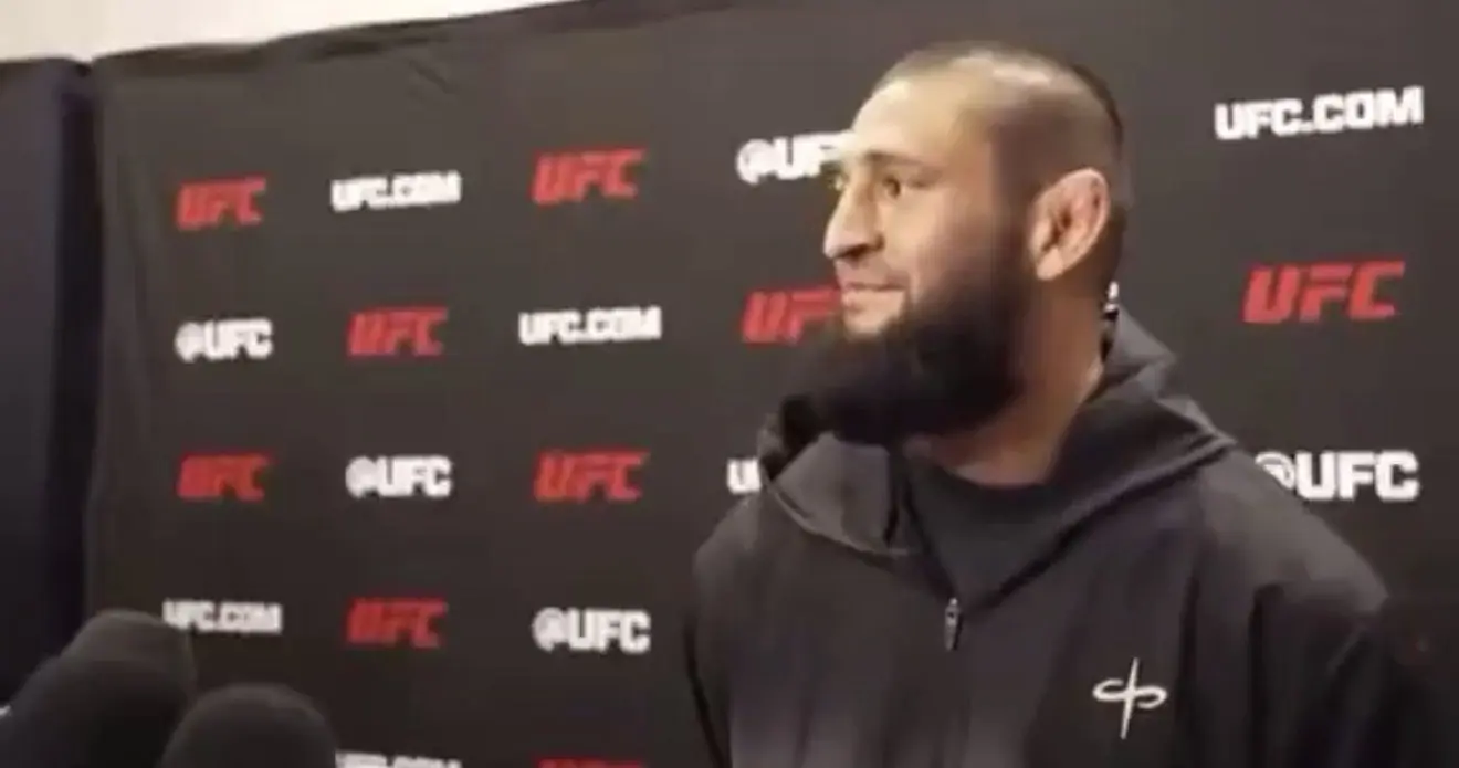 WATCH: Reporter Asks Khamzat Chimaev About Dagestan, Despite Him Never Being There