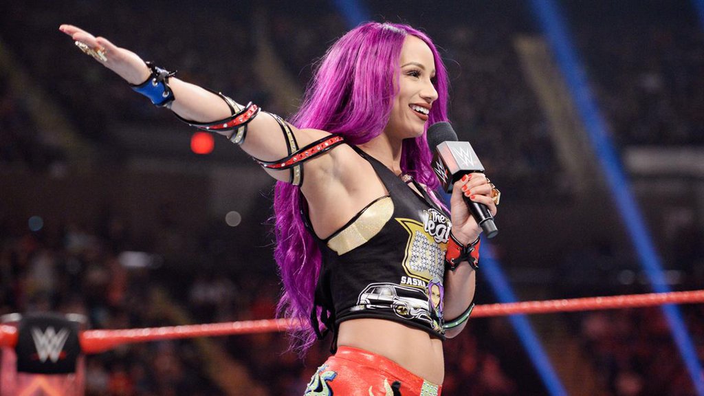 Sasha Banks Teasing Women's Tag Titles As Raw Announcement.