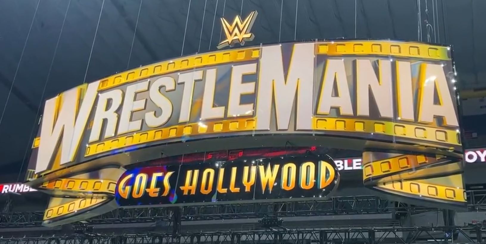 WWE Begin WrestleMania Set Building