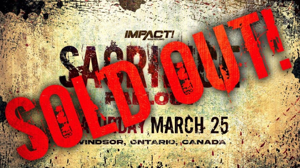 IMPACT Wrestling Announces New Match for Sacrifice Fallout; Touts a Sellout for TV Taping