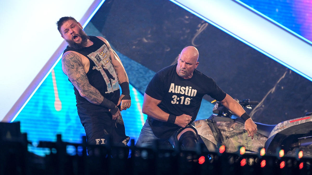 Stone Cold Steve Austin Was Surprised Kevin Owens Didn't Give Him A Receipt During WrestleMania 38 Match