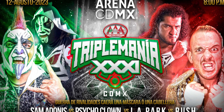 AAA TripleMania 31 CDMX (8/12/2023) Results