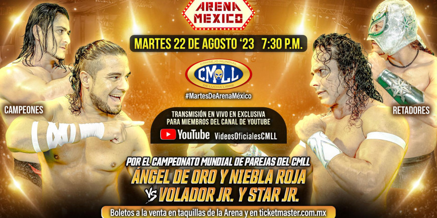 CMLL Martes de Arena Mexico (8/22/2023) Results