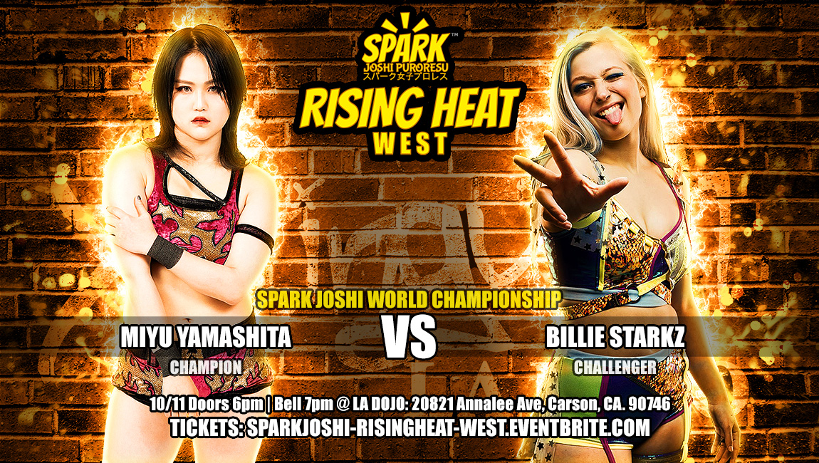 SPARK Joshi Announces Miyu Yamashita vs Billie Starkz SPARK Joshi World Title Match