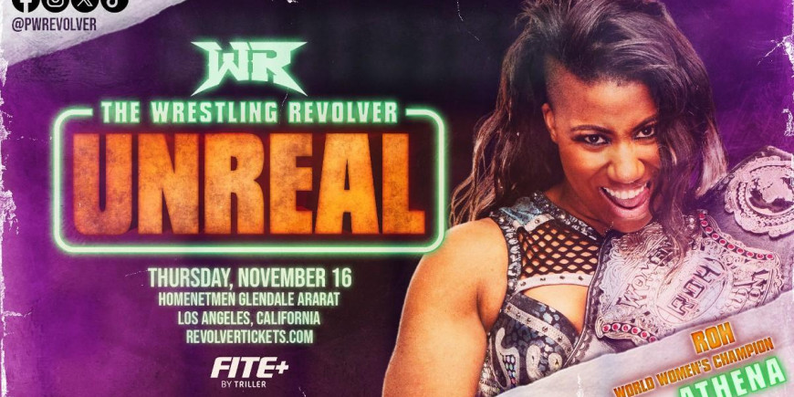 Athena Announced For Wrestling REVOLVER Unreal