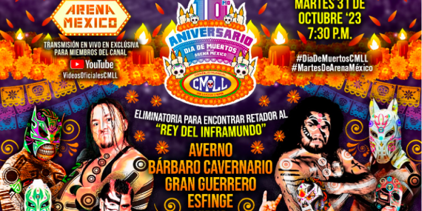 CMLL Martes de Arena Mexico (10/31/2023) Results