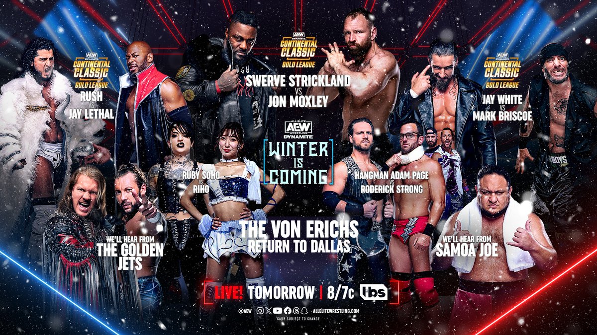 AEW Dynamite: Winter Is Coming 2023 Results – 12/13/23
