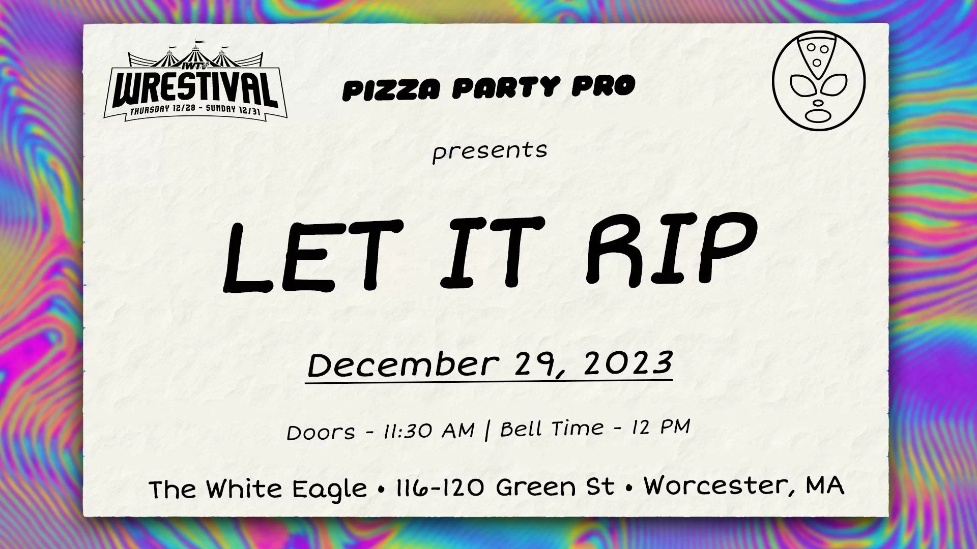 Pizza Party Pro Let It Rip Results – 12/29/23