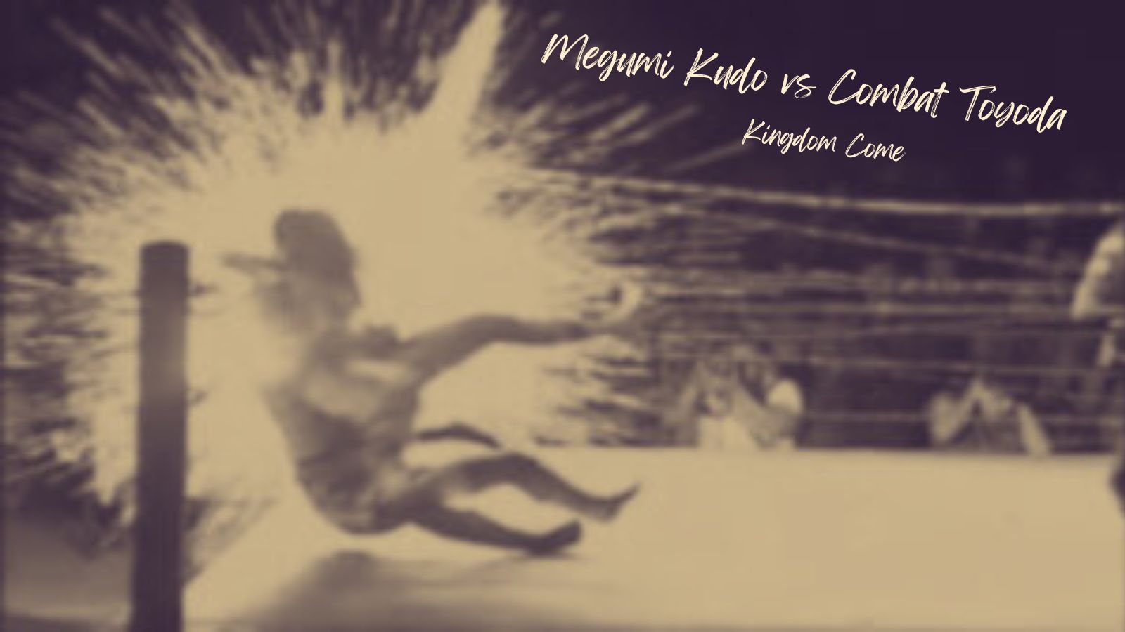 Megumi Kudo vs Combat Toyoda: Kingdom Come