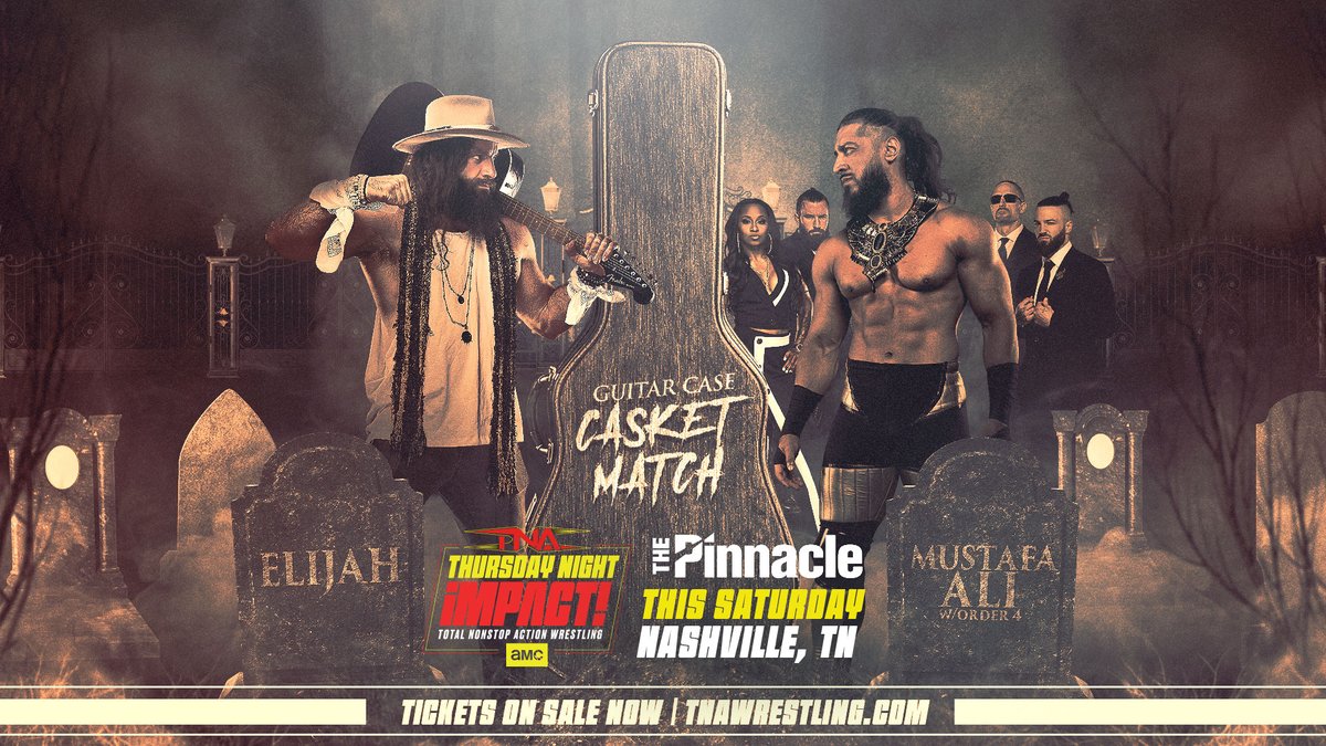 Elijah vs Mustafa Ali In A Casket Match Announced For TNA iMPACT! Taping This Saturday