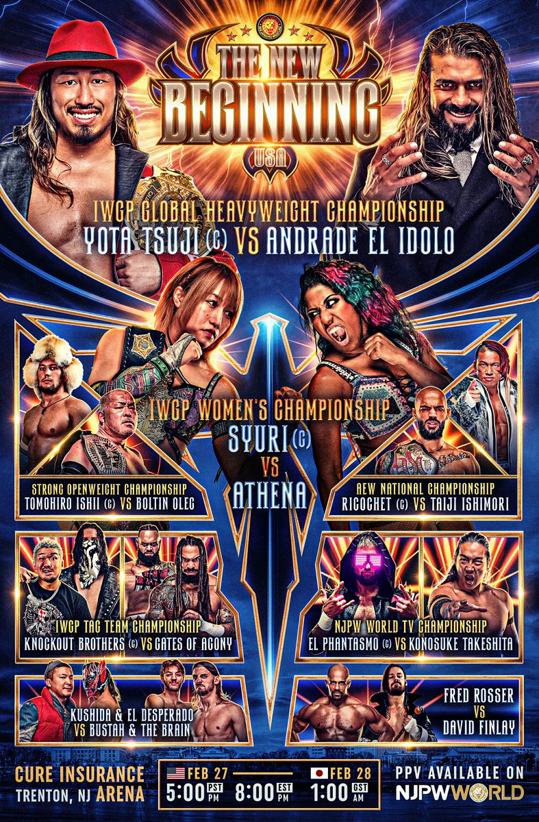NJPW The New Beginning USA Preview – February 27, 2026