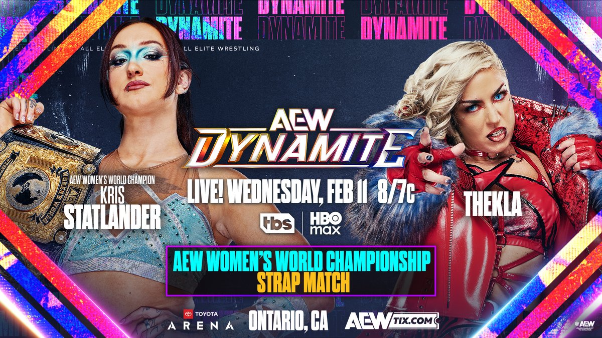 Kris Statlander vs Thekla In A Strap Match For The AEW Women’s World Championship Set For AEW Dynamite