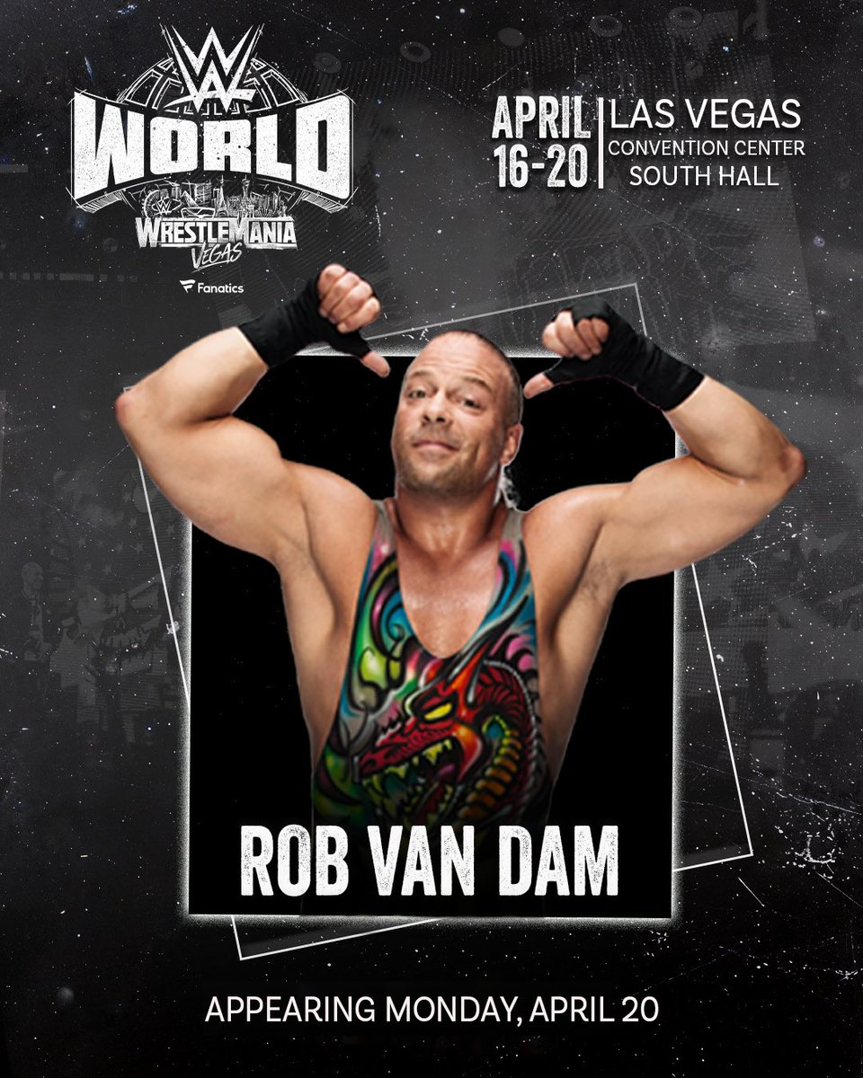 Rob Van Dam Announced For WWE World In Las Vegas