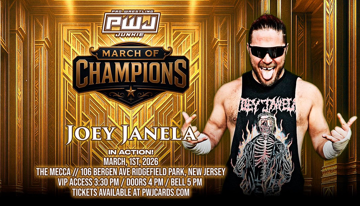 Joey Janela Announced For PWJ March Of Champions