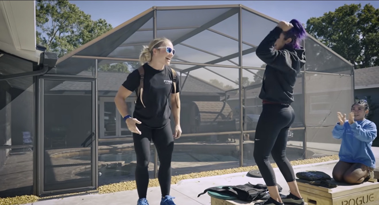 Bayley And Xia Zhao Workout With Ivy Nile