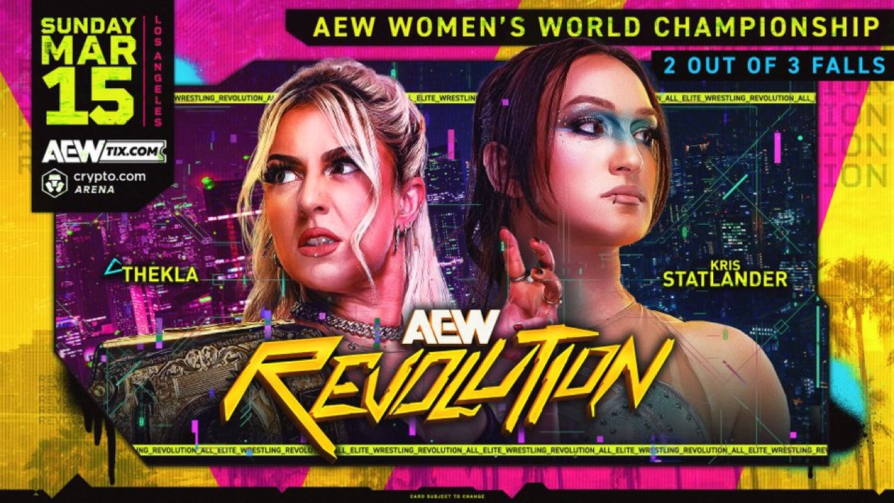 AEW Women’s Championship 2/3 Falls Match Added To Revolution