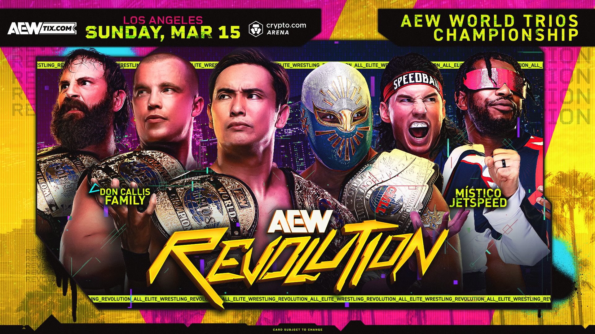 AEW Trios Championship Match Set For AEW Revolution