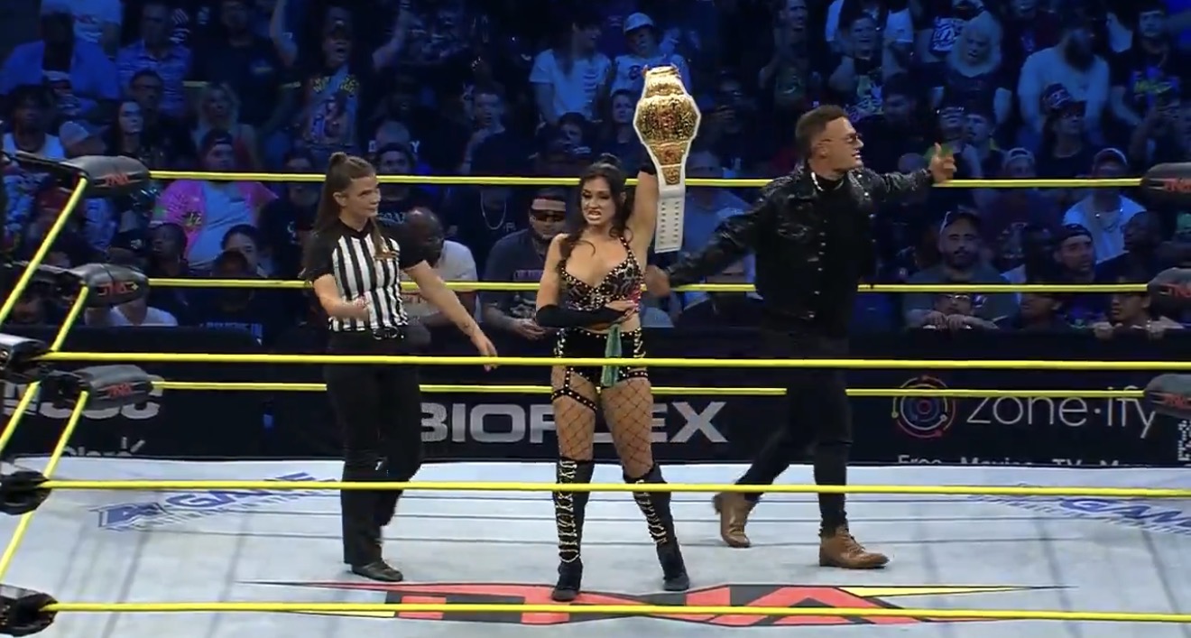 Ariana Grace Retains TNA KnockOuts Championship On IMPACT