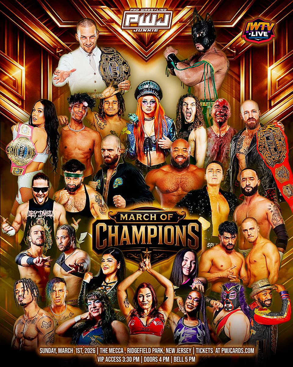PWJ March of Champions Preview – March 1, 2026