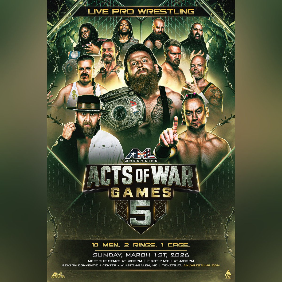 AML Wrestling Acts of War Games 5 Results – March 1, 2026