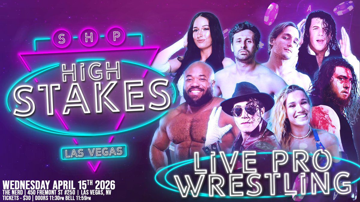 Sean Henderson Presents: High Stakes Results – April 15th, 2026 – Las Vegas, Nevada