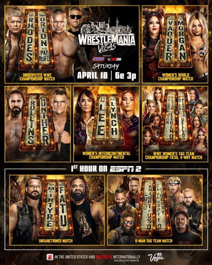 WrestleMania 42 Saturday