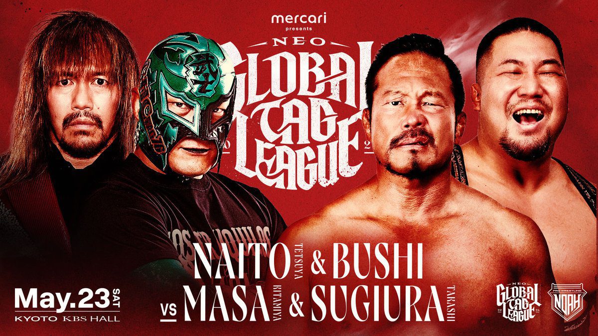 Pro Wrestling Noah Global Tag League Night 1 Results – May 23, 2026