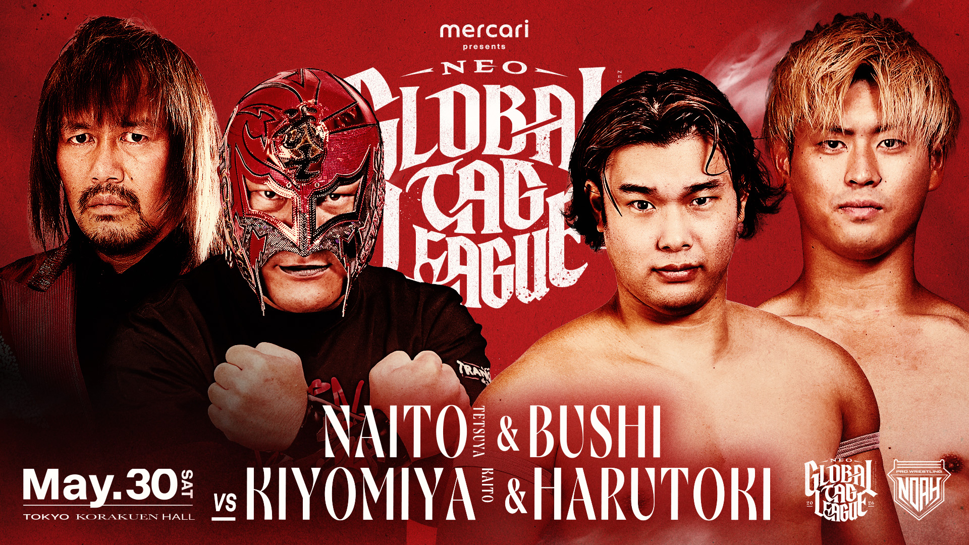 Pro Wrestling Noah Global Tag League Night 4 Results – May 30, 2026