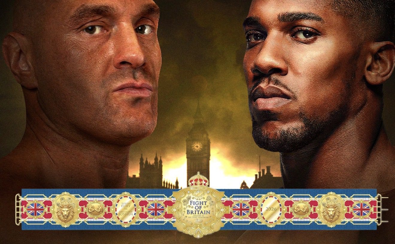 Golden Belt Revealed For Tyson Fury vs. Anthony Joshua Fight