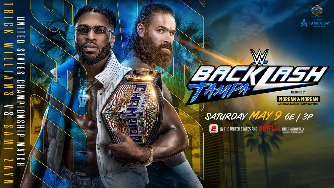 WWE Backlash Results: Trick Williams (c) VS Sami Zayn