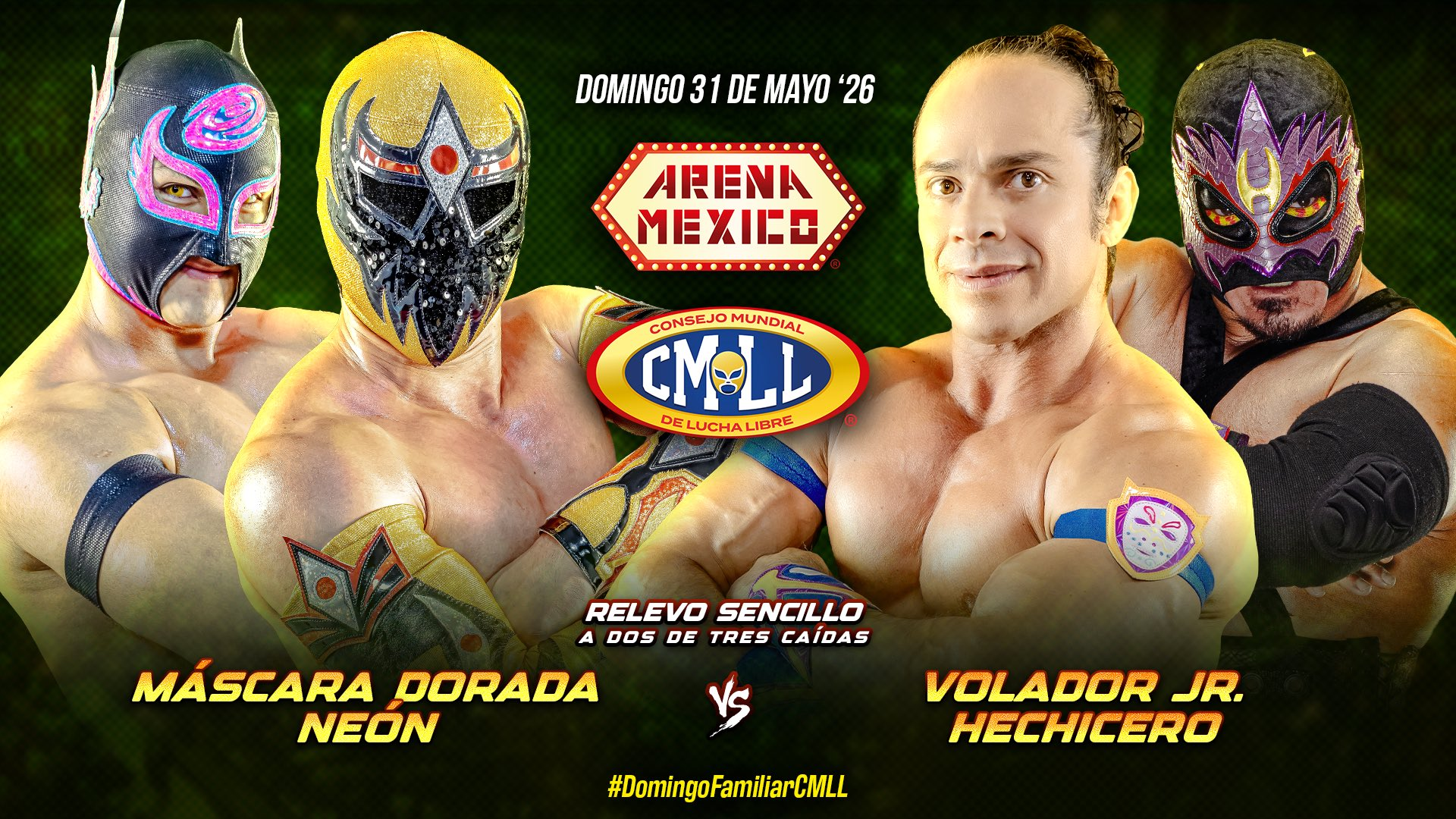 CMLL Domingo Familiar Results – May 31st, 2026