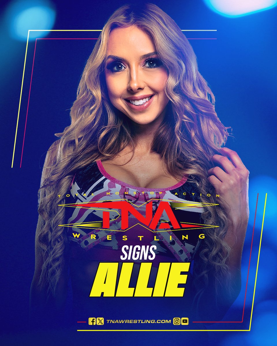 TNA Officially Signs Allie to a Contract