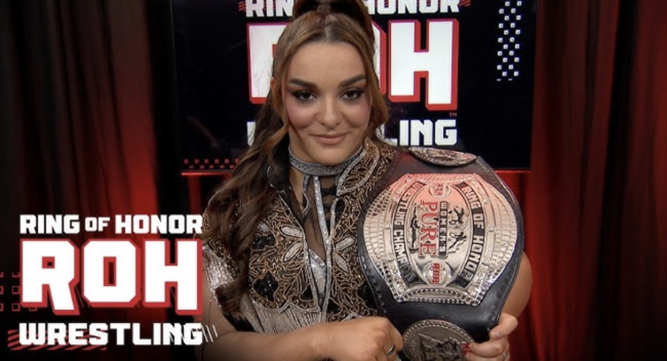 Deonna Purrazzo in Walking Boot Following Injury at ROH Tapings