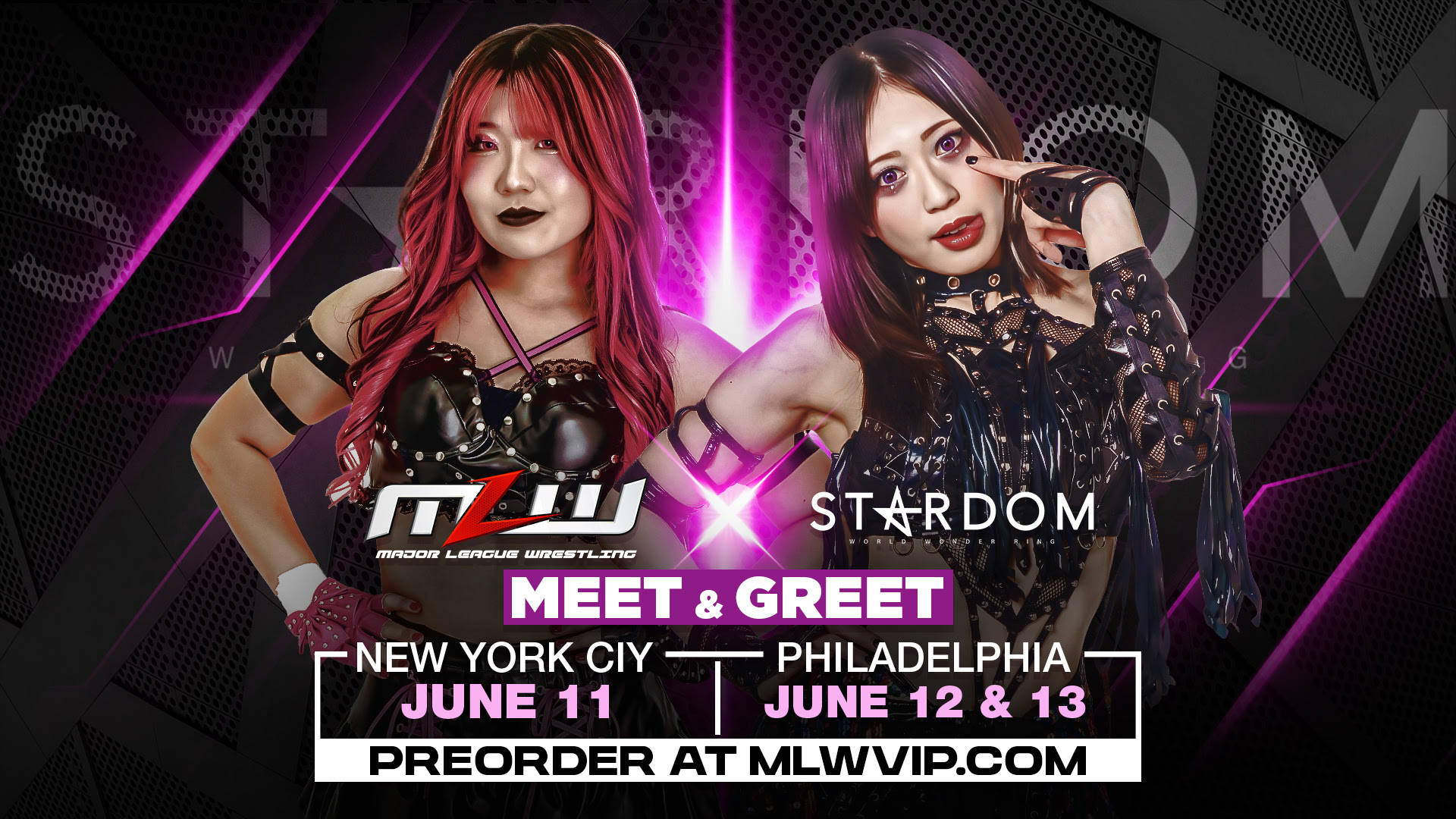 MLW Announces STARDOM’s Saya Kamitani and RINA Meet & Greets in NYC & Philly
