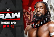 WWE Monday Night Raw Results – Atlantic City, New Jersey – June 29th, 2026 WWE Monday Night Raw graphic 6/29/26