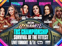 AEW Dynamite graphic 7/1/26
