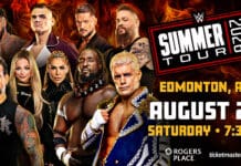 WWE Summer Tour 2026 Results – August 22nd, 2026