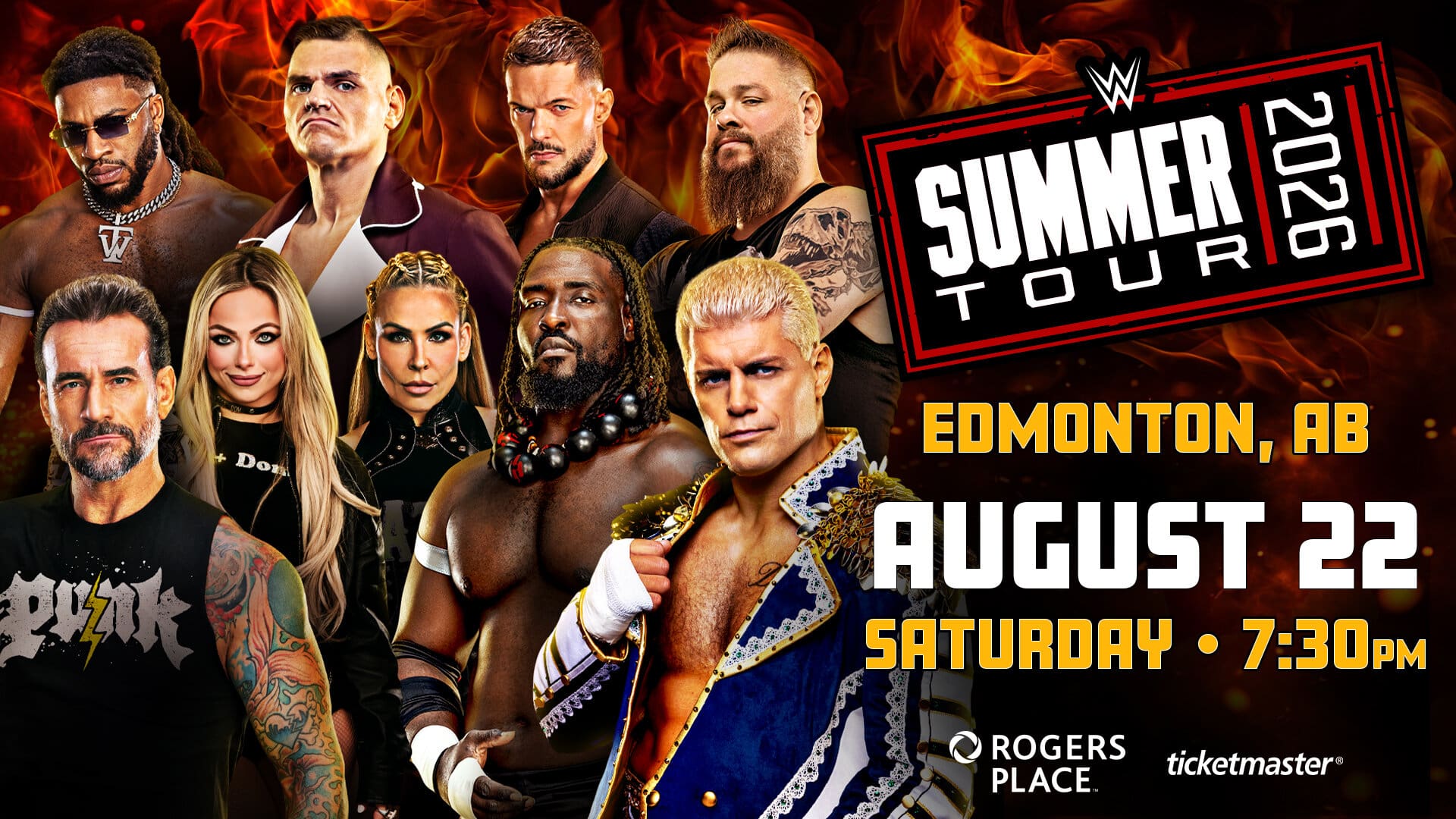 WWE Summer Tour 2026 Results – August 22nd, 2026
