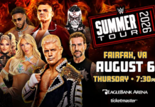 WWE Summer Tour 2026 Results – Fairfax, Virginia – August 6th, 2026
