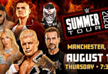 WWE Summer Tour 2026 Results – Manchester, NH – August 13th, 2026
